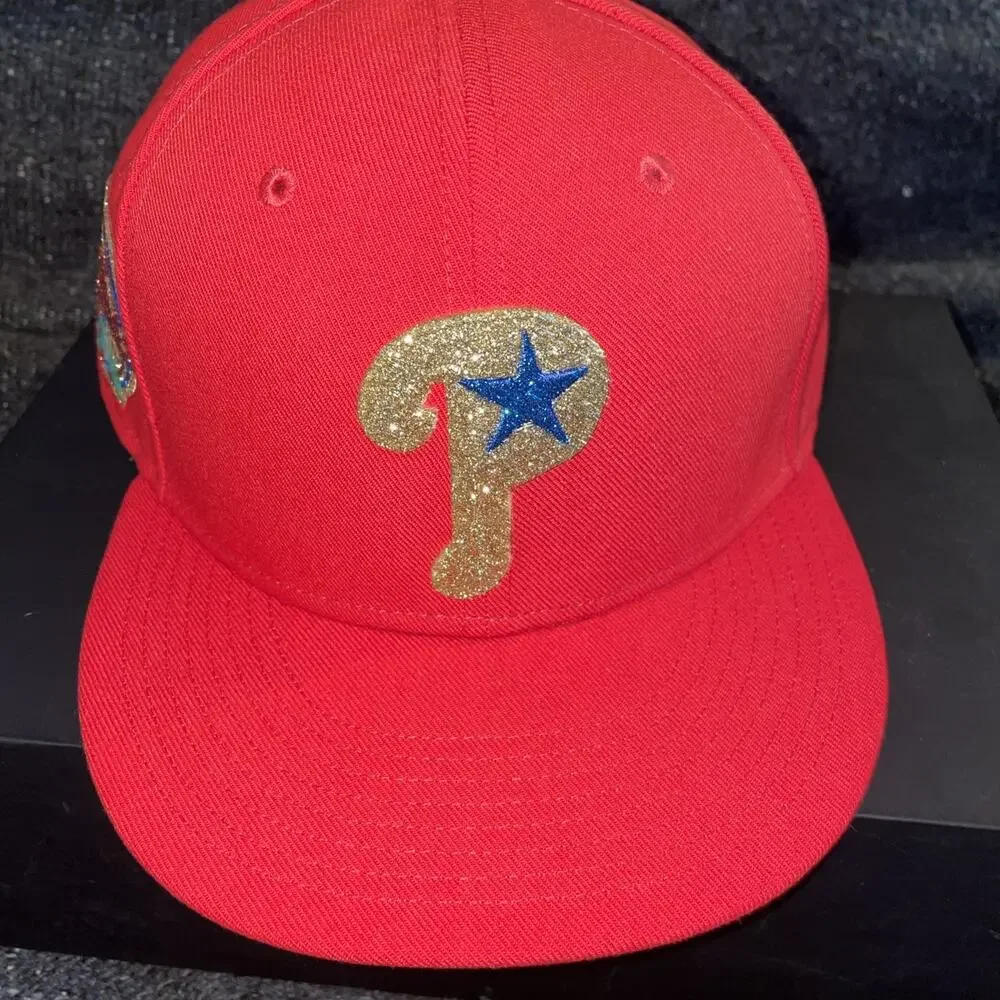 Mitchell & Ness Philadelphia Phillies Throwback 7 1/4 BRAND NEW cap hat Fitted